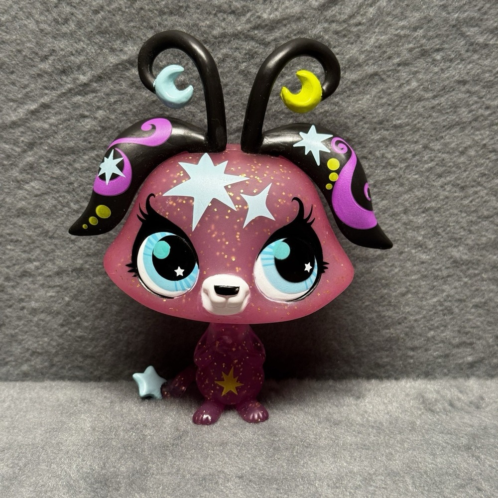 Littlest Pet Shop MOON SPARKLE WING FASHIONS Star Dusk Fairy #2860 LPS Figure